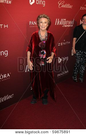 LOS ANGELES - FEB 10:  Cloris Leachman at the The Hollywood Reporter's Annual Nominees Night Party at Spago on February 10, 2014 in Beverly Hills, CA