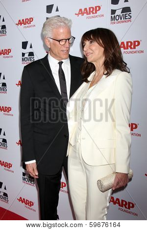 LOS ANGELES - FEB 10:  Ted Danson, Mary Steenburgen at the AARP 