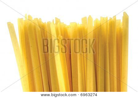 Izolované ploché pozadí Tagliatelle