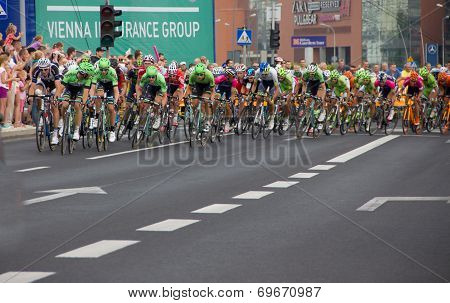 Rzeszow, Poland - August 05: Cycling Race Tour De Pologne, Stage 3 In Rzeszow. 71Th Tour De Pologne,