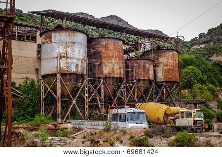 Abandoned mine infrastructure