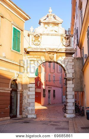 Balbi Arch In Rovinj, Croatia
