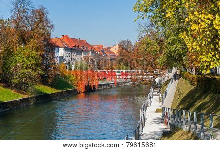 Autumn in Ljubljana, Slovenia