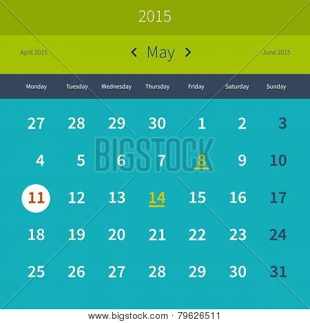 Calendar May 2015