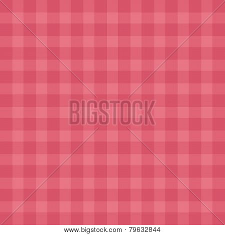 Flat easy tilable red gingham repeat pattern print