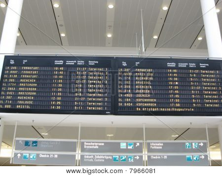 Chegadas e partidas no Aeroporto