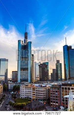 Aerial View Of Frankfurt