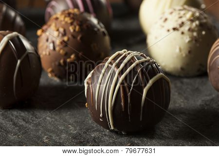Fancy Dark Chocolate Truffles