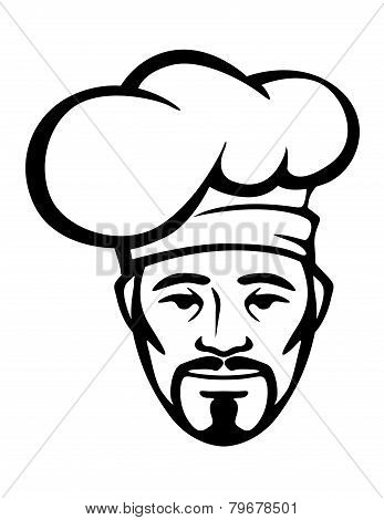 Hispanic Chef In A White Toque