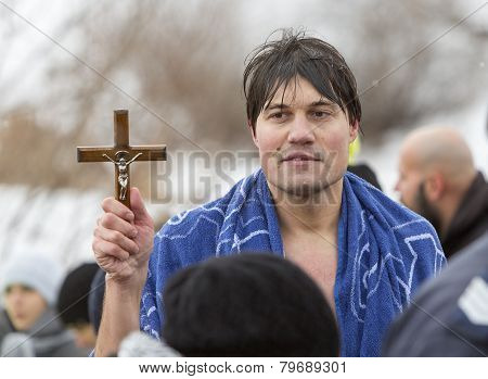 Epiphany Day Wooden Cross