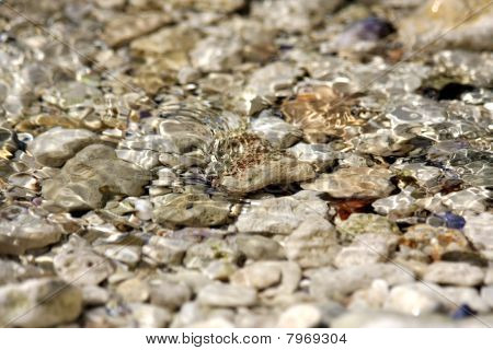 Unterwasser Kiesel Textur