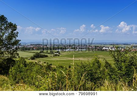 View Of Small Town Holice