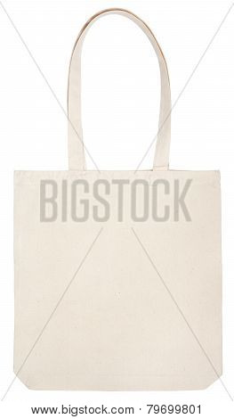 Fabric Eco Bag On White