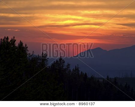 Yellowstone Sunset