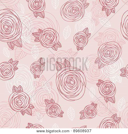 Vector floral background