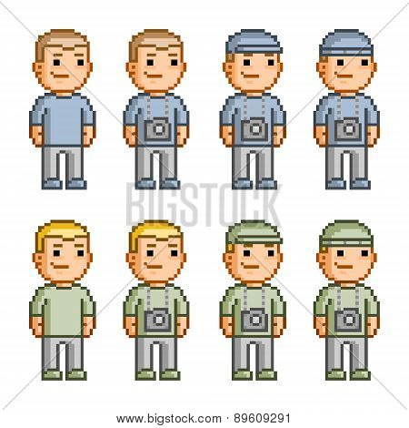 Pixel collection of photographers