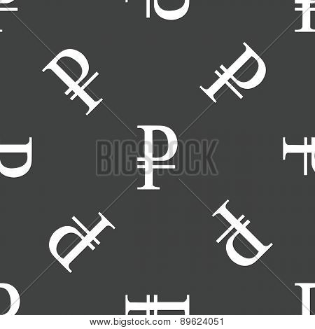 Ruble symbol pattern