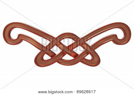 Celtic copper ornament