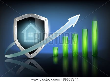 Financial Graph Chart