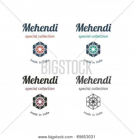 Vector asian logo templates