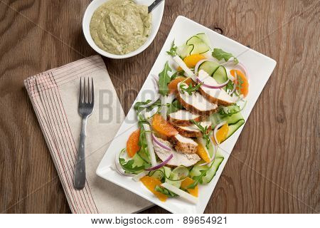 Spiced-rubbed Turkey Breast With Salad