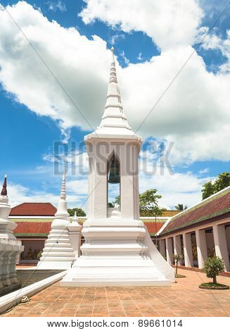 Campanile At Wat Phra Borommathat Chaiya