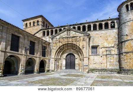 Colegiata In Santillana Del Mar, Spain.