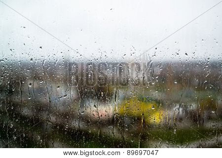 Raindrops On Glass