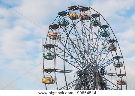 Ferris Wheel with Clouds
