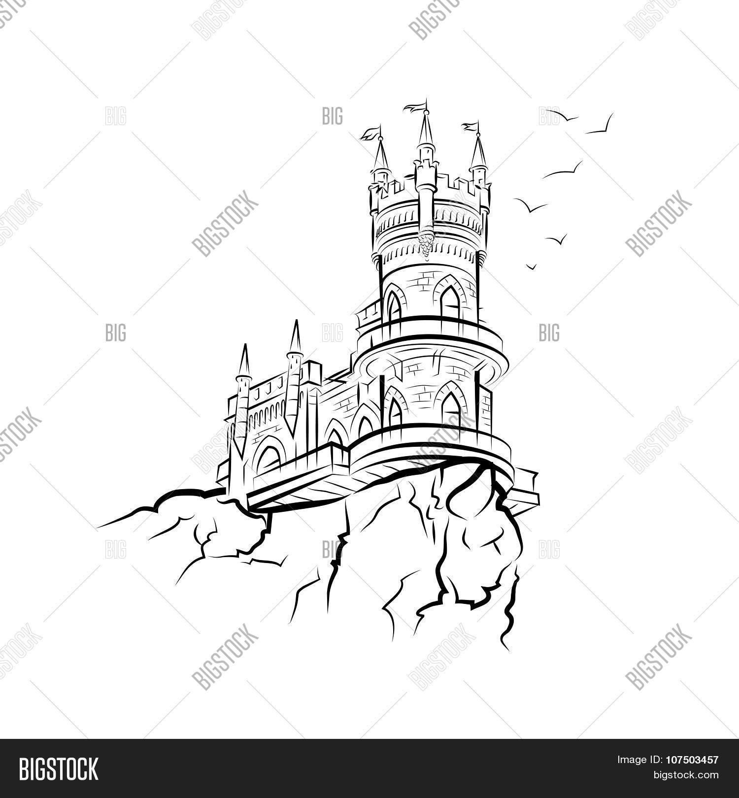Yalta Swallow Nest. Vector & Photo (Free Trial) Bigstock