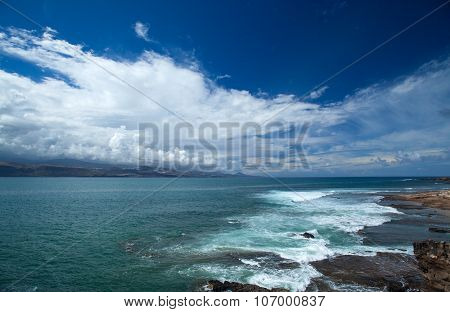 Gran Canaria, El Confital Beach On The Edge Of Las Palmas