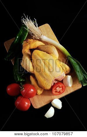 Vegetables And Meat With Chickien