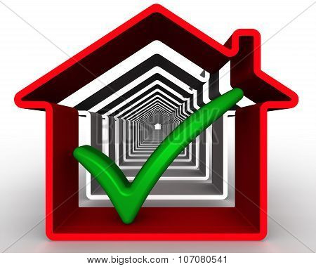 The choice of real estate. Concept
