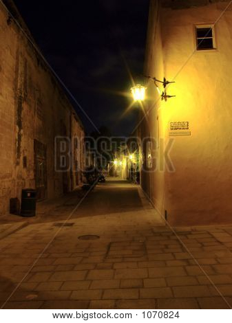 Średniowiecznego miasta Mdina nocą