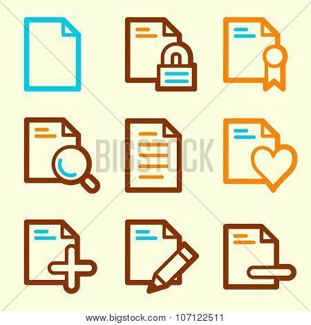 Document web icons