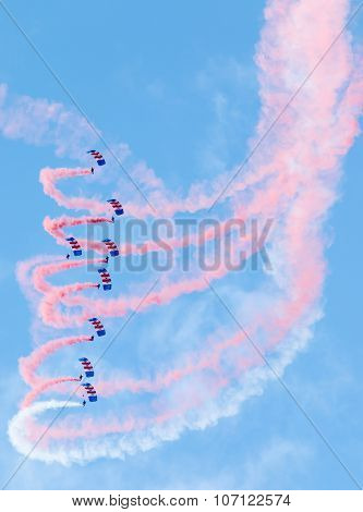 RAF Falcons Parachute display team