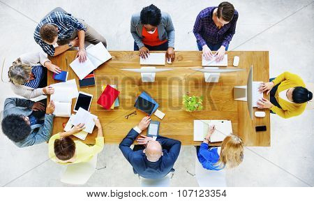 Group of Diverse Various Occupations People Meeting Concept