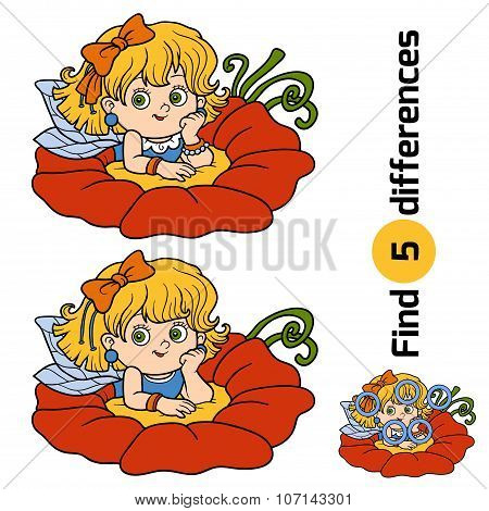 Find Differences, Game For Children: Little Fairy