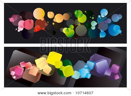 Colorfull abstracte achtergronden