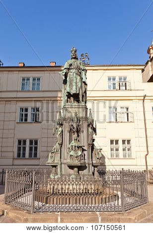 Monument (1848) To Emperor Charles Iv In Prague