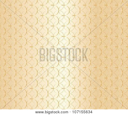 Circle gold pattern