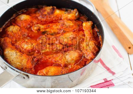 Tomato Chicken And Mushroon Stew