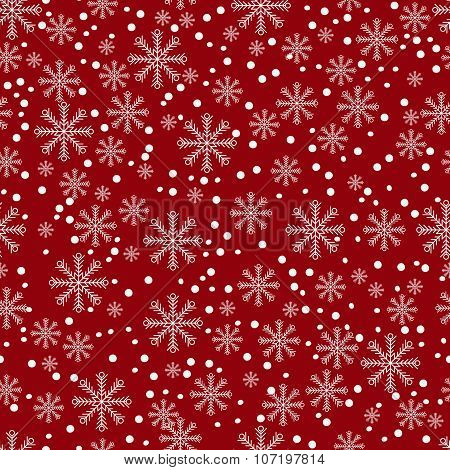 Christmas Snowflakes Pattern