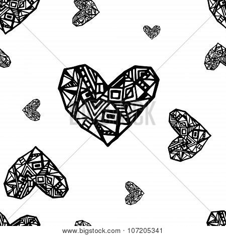 Abstract heart pattern