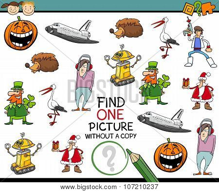 Find One Picture Kindergarten Task