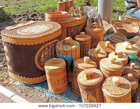 Birch-bark Boxes