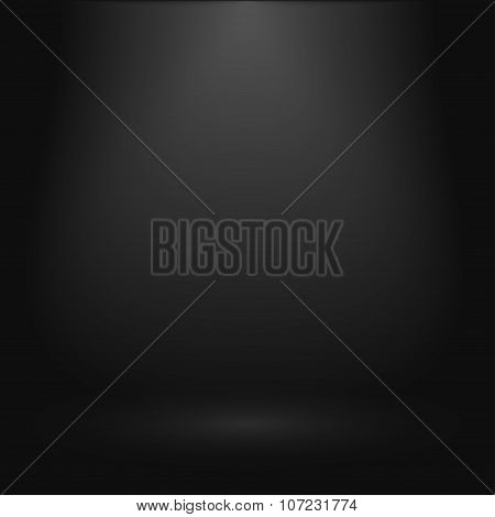 Black background for display product