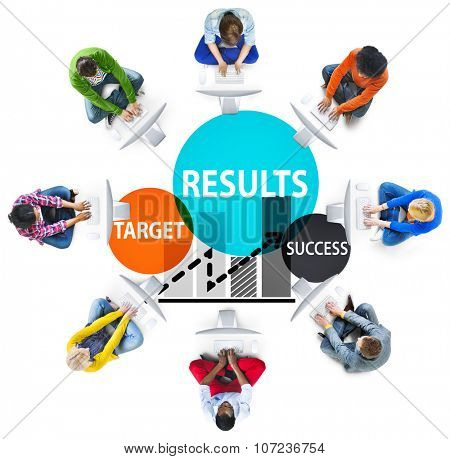 Results Target Success Planning Strategy Progress Concept