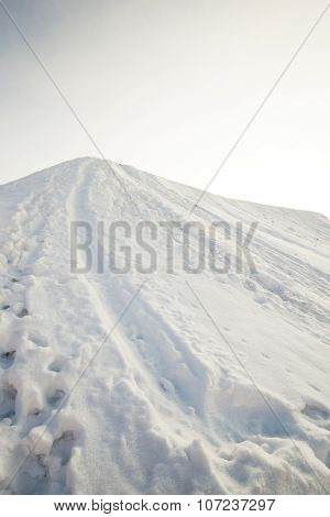 snow covered field
