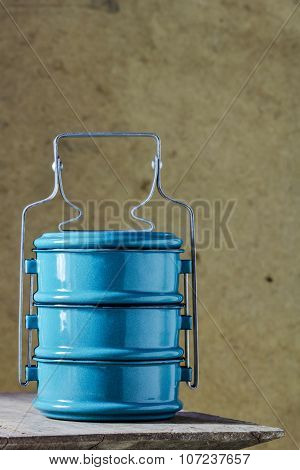 Metal Tiffin Carrier, Thai Food Carrier